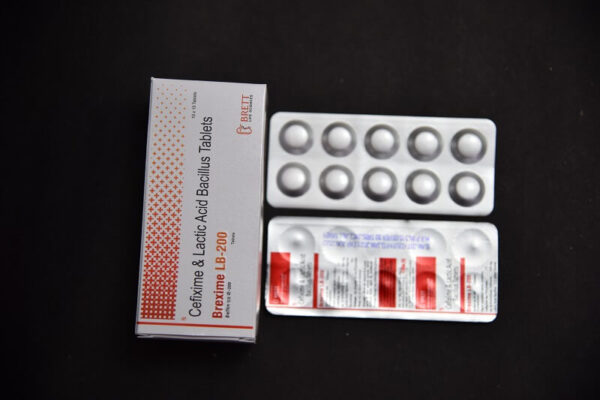 Tablets Brexime 200 LB - Cefixime 200mg + Lactic acid bacillus