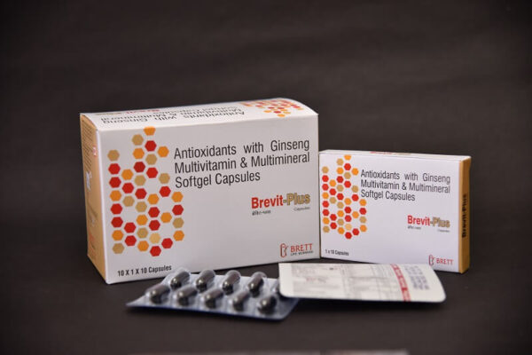 Capsule Brevit Plus - Antioxidants with Ginseng Multivitamins & Multiminerals